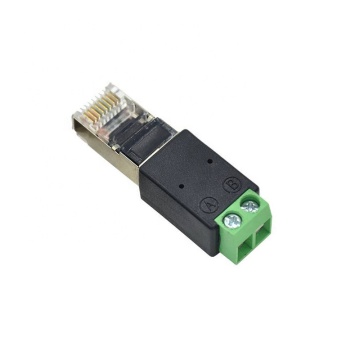 RJ45 to RS485 Adapter: RJ45 to 2 Pin Screw Connector for Network Terminal