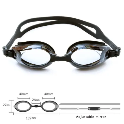 New Adult Silicone Anti-fog Swimming Coating Water Dioptric Swimming Goggles Glasses Myopia Swimming Glasses