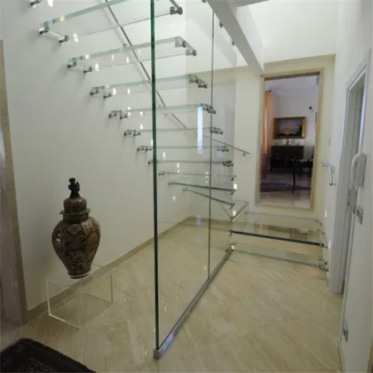Price of Construction Prefabricated Floating Glass Stairs