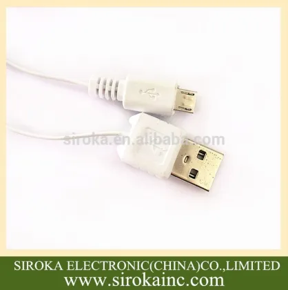 Hot selling V8 micro USB data cable retractable 5pin for Samsung USB cable