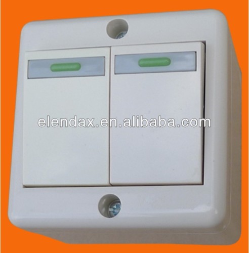 Europe Style Surface Mounting Light Wall Switch (S2002)