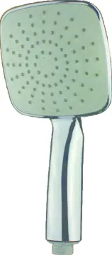 wide spray handheld shower head