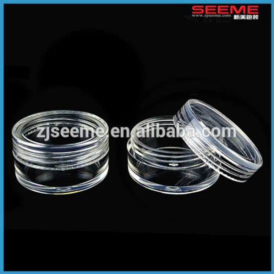 5g cheap plastic jar from shangyu ,cosmetic pot/10ml cosmetic container /small round container