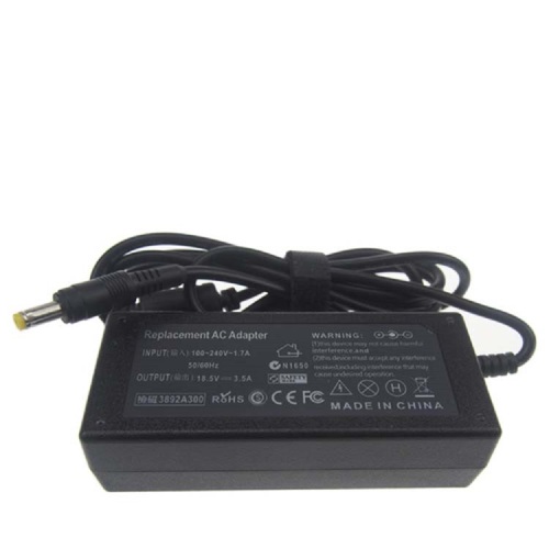 Adaptador de CA portátil de 65 W y 18,5 V para cargador HP