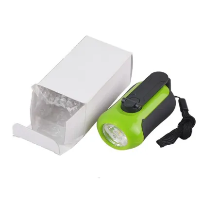 Dynamo Flashlight 3 Modes Light Rechargeable Dynamo Flashlight