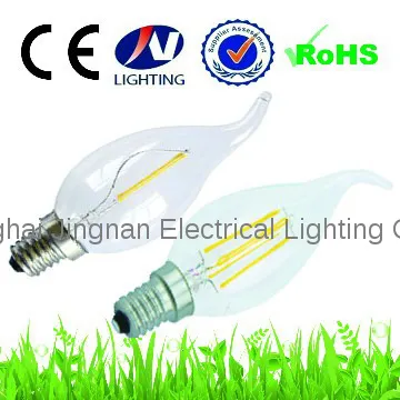 candle LED FILAMENT 2W led filament edison lamps