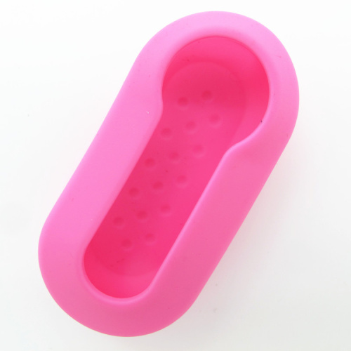 Silicone car key cover for Fiat without logo