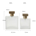 Переполняемый квадратный парфюмер стеклянная бутылка Frangrance Atomizer