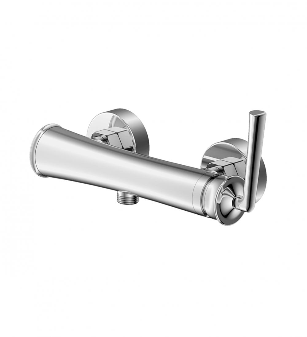 exposed installation brass single lever shower mixer