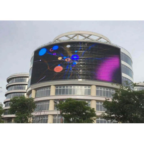 High Brightness 1R1G1B Outdoor Curved LED Display
