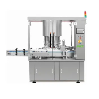 High-Speed Automatic Capping Machine for PBY-160 Snap-on Caps on Round Bottles