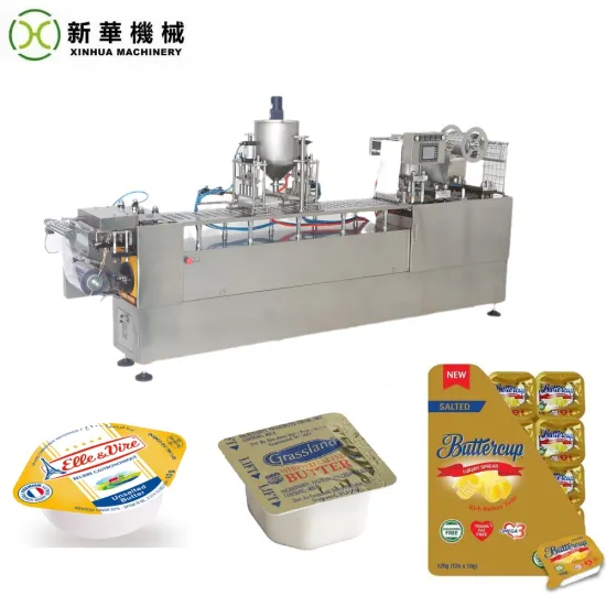 Margarine Storage Container Blister Packing Machine for Butter and Margarine