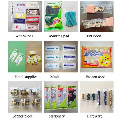 Small Biscuit Sliced Bread Wafer Flow Wrapping Packaging Machine