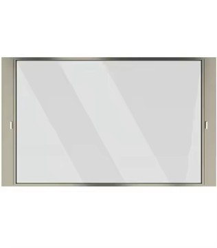 Modern Wide View Soundproof Double Glazed Aluminum Casement Window with Micro Ventilation