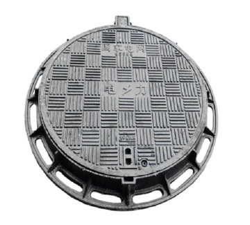 Couverture de trou d'homme de puissance en fer ductile D400