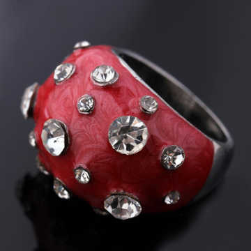 Dernière conception Sterling Silver Rings avec bague Zircon blanc