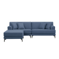 Sofa modern sectionals ramah hewan peliharaan