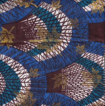 Gold Printing Cotton Fabric