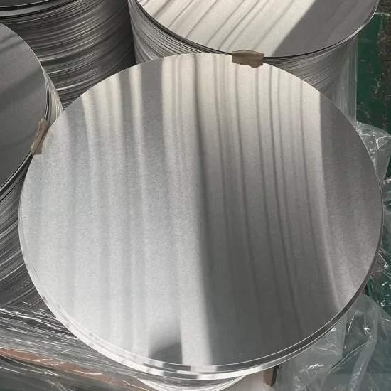 Factory H14 O 1100 1060 1050 3003 Aluminum Cutting Round Disc Plate 0.35mm Dia1580mm