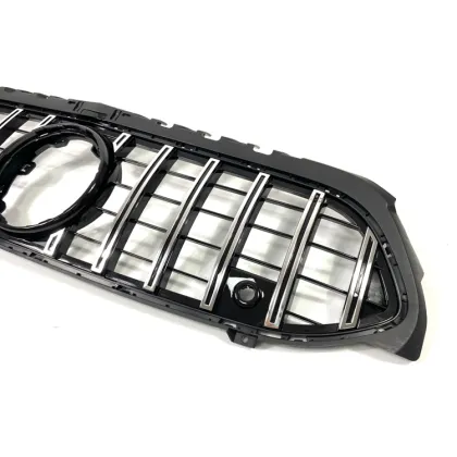 Abs Silvery Chrome Front Mesh Car Grille for Mercedes Benz W177 2019 GT