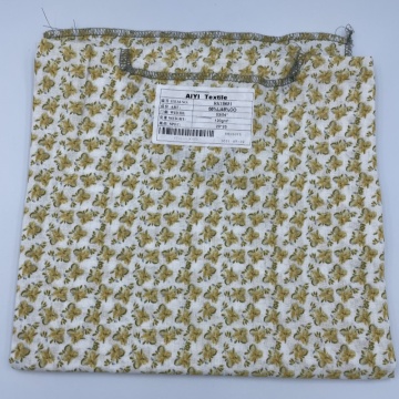 Floral Pattern 55% Linho 45% Algodão de algodão tecido