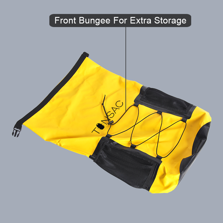 High Frequency Welded PVC Storage Bag for SUP Paddle Board Kayak Deck Bag
