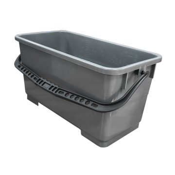 Eco-Friendly 6 Gallon 25L Microfiber Bucket with Ergonomic Handle for Window Cleaners