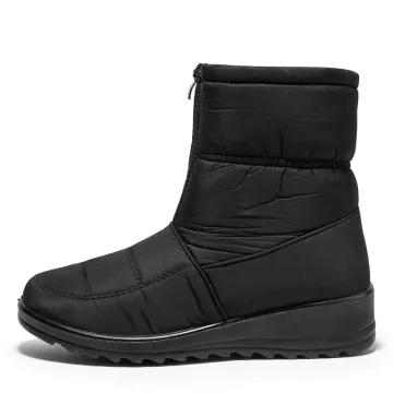 Anti slip and waterproof mother's cotton boots