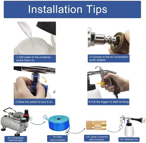 Car Washer Tornado Foam Gun Tornado Cleaning Gun