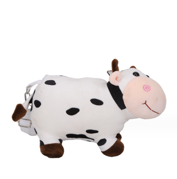 Cute Cow Doll Plush Crossbody Bag: New Small Fashion Accessory