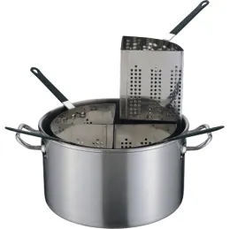 Stainless Steel Noodle Pasta Pot With Strainer