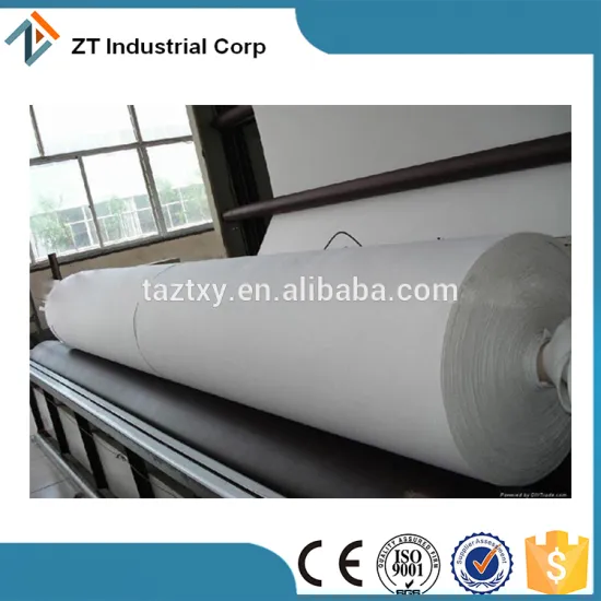 700g/m2 needle punched nonwoven geotextile in construction