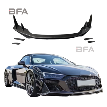 High-Quality Carbon Fiber Front Lip Spoiler for New Audi R8 V10 Coupe