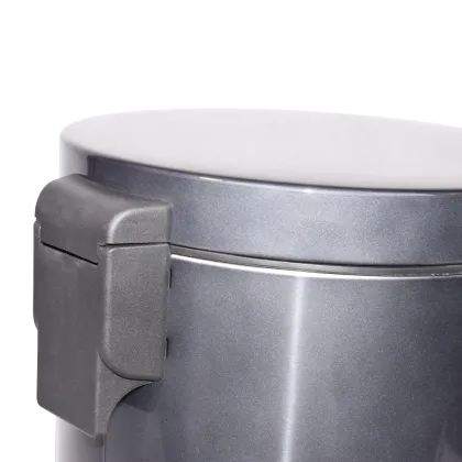 Round Step Trash Can for Home Storage