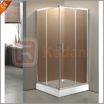 Simple complete glass shower enclosures