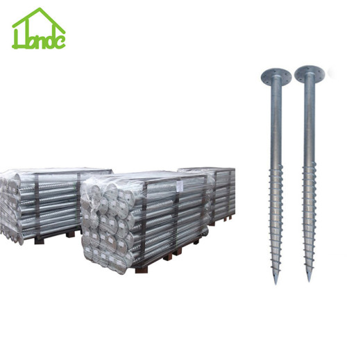 Low price ground screw pole anchor