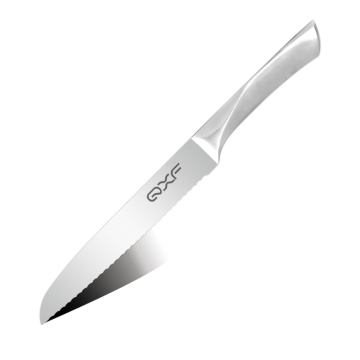 8 Inch High Carbon Stainless Steel Bread Knife - Ultra Sharp with Hollow Handle