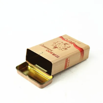metal cigarette tin box