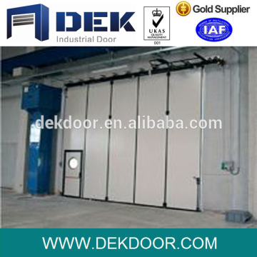 Security industrial and insulated sliding folding door