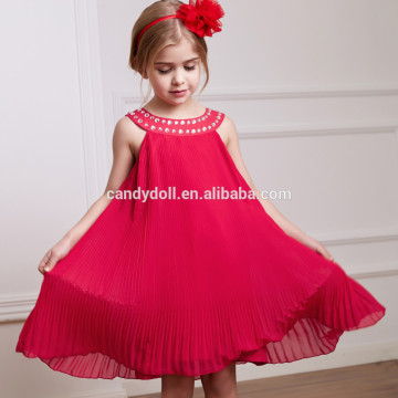 promotional chiffon kid dress wholesale