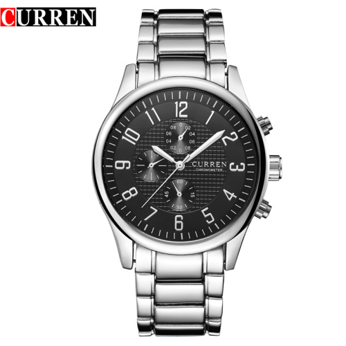 Stainless Steel Fashion Gold Quartz Men Watch