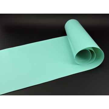 Lona recubierta de PVC verde para cubiertas de equipos