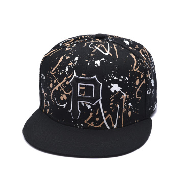 Patch di ricamo lettera personalizzato 6 Pannello Flat Snapback Cappello Snapback