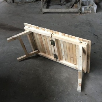 Outdoor Wooden Folding Banquet Table for Events and Weddings
