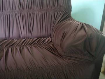 100%polyester knitting fabric sofa cover with elastic