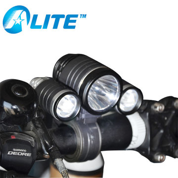 Rechargeable Battery Power Supply 1800 Lumen LED Bicycle Front Light