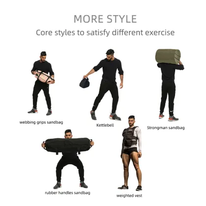 Ultimate Workbag: Heavy Duty Sandbag (14x26 inches, 200lb) - Exercise and Fitness Sandbag with Handles