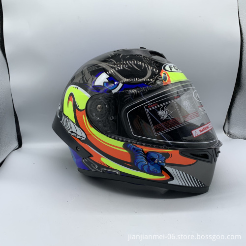 New Design Full Face Motorcycle Helmet for Racing and Fashion