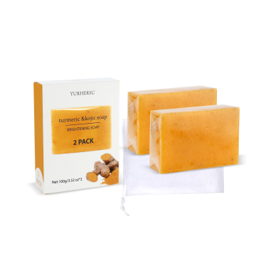 Organic Lemon Soap with Kojic Acid and Turmeric for Dark Spots