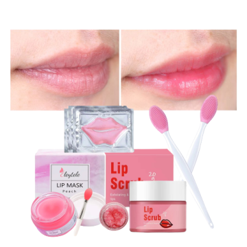 Private Label Natural Skin Care Set: Moisturizing Kits, Lip Balm, Mask & Scrub